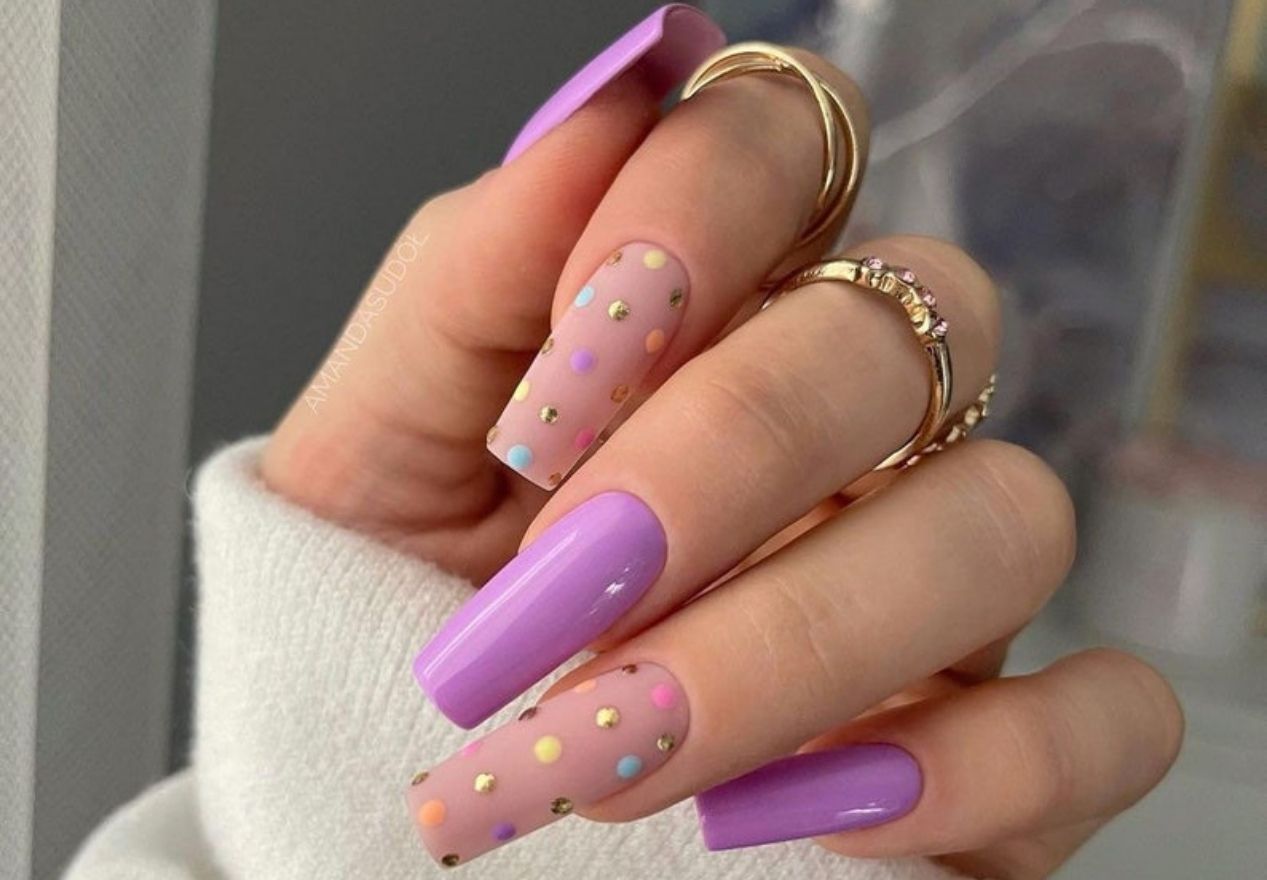 7. Stiletto Nails with Easter Basket Design - wide 2