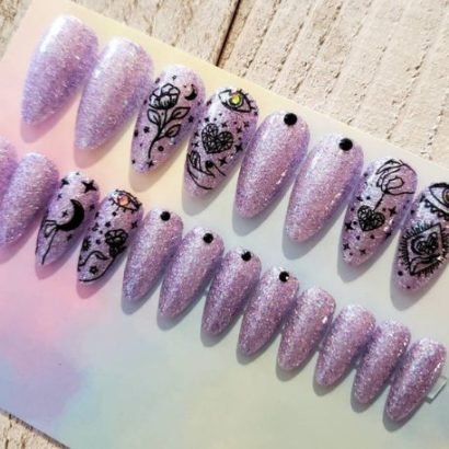 23 Amazing Celestial Nail Designs That Are Out of This World - Uptown Girl