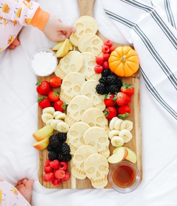 halloween breakfast charcuterie board