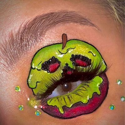 halloween eye makeup