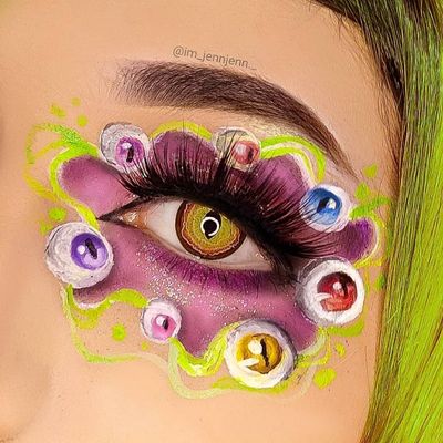 halloween eye makeup