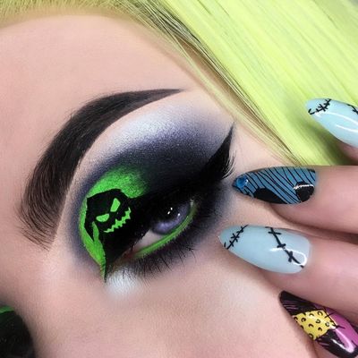 halloween eye makeup