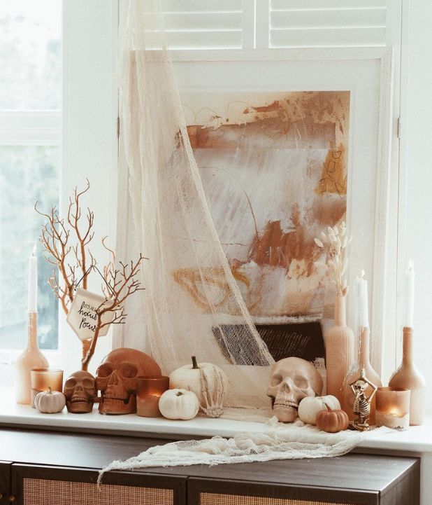 Neutral Halloween Decor