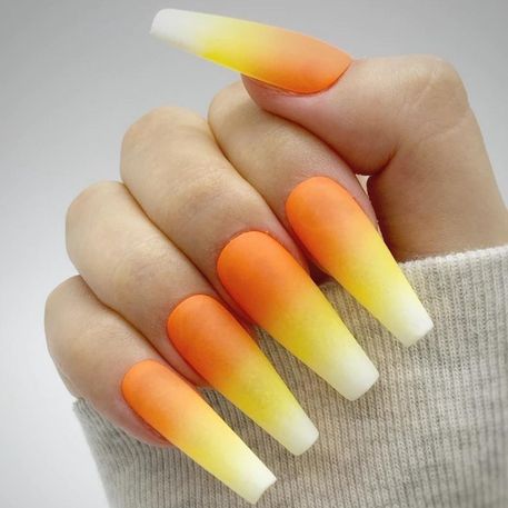 ombre halloween nails