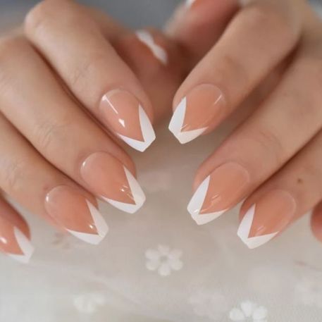 uñas cortas de novia