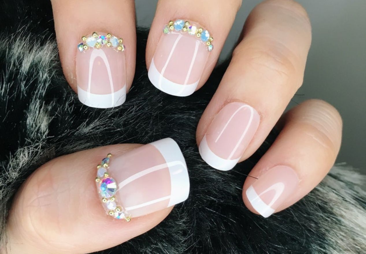 short bridal nails