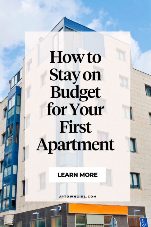 first apartment budget