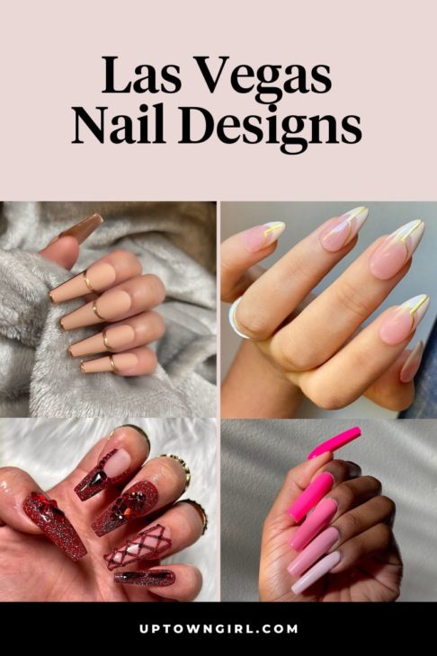 Las Vegas nails! - Glitter Nail Art Designs Tutorial - YouTube