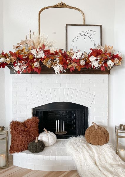 fall mantle decor ideas