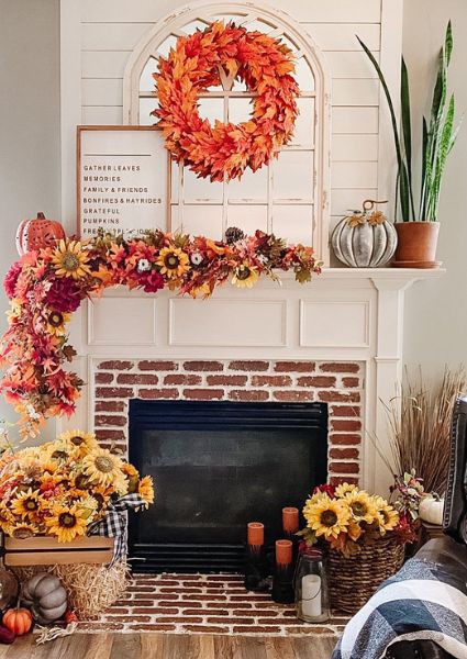 fall mantle decor ideas