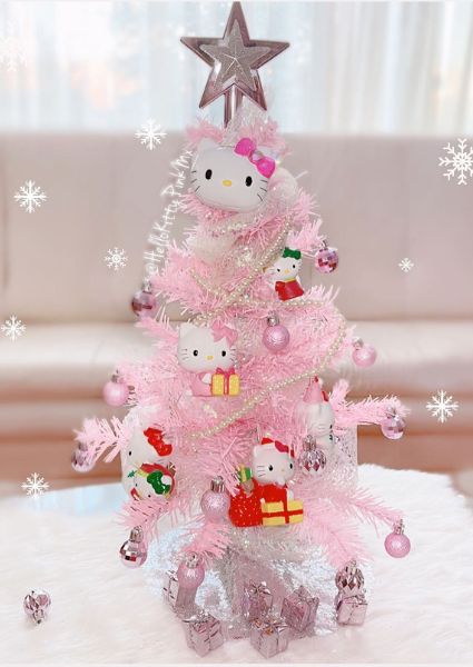 pink christmas tree ideas