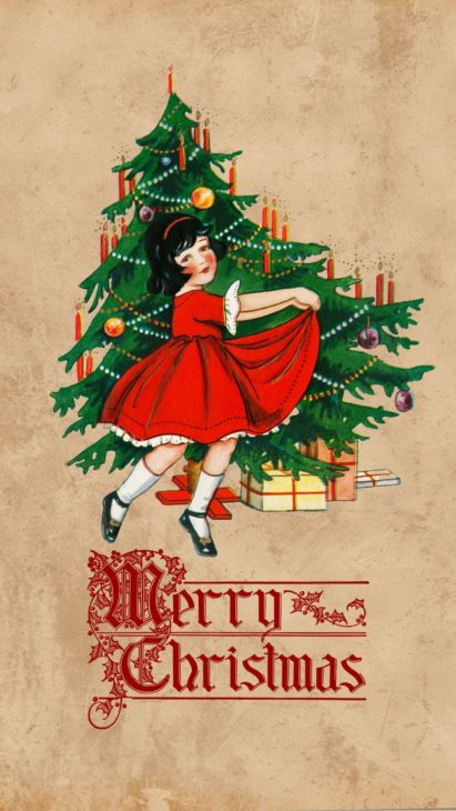30 Vintage Christmas iPhone Wallpaper for 2022 (Free Download!) - Uptown  Girl