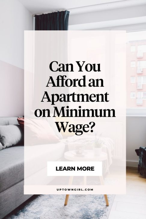 afford an apartment on minimum wage