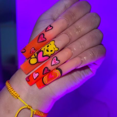 disney nails long