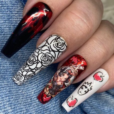 disney nails long