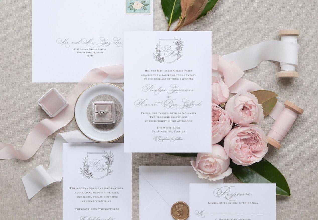 elegant wedding invitations