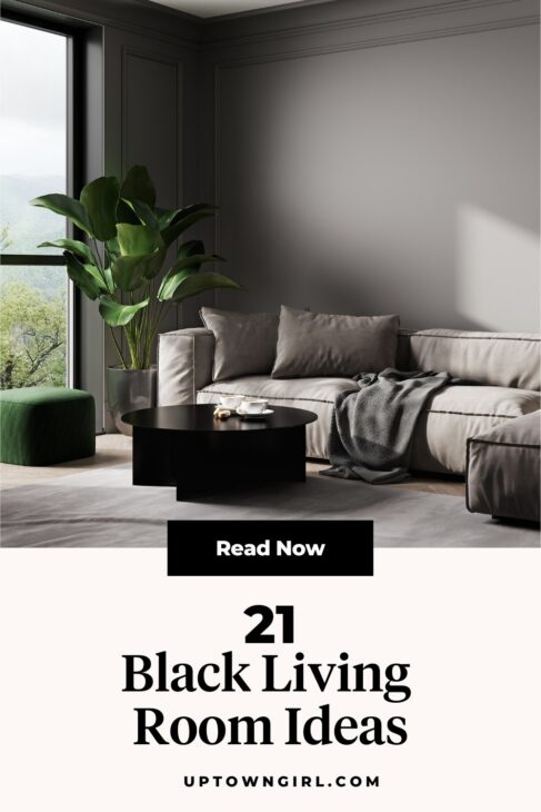 black living room ideas