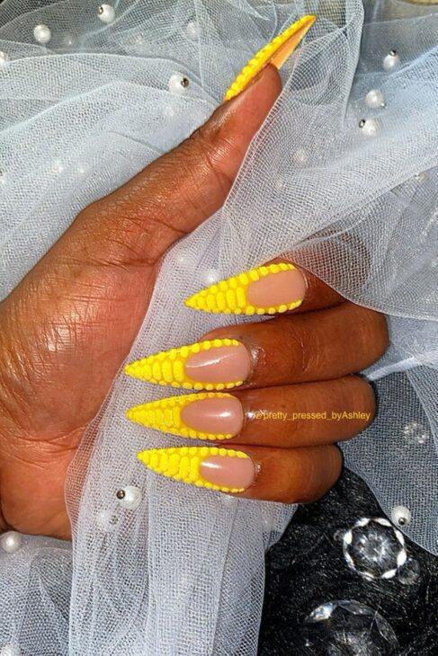 yellow nails spring