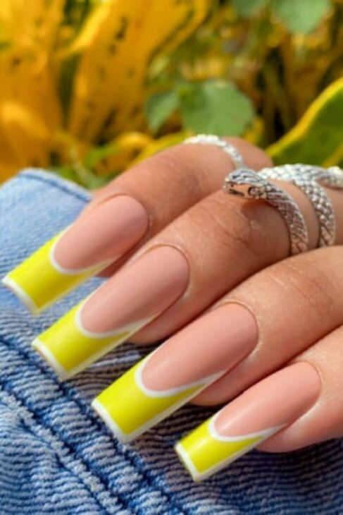yellow nails spring
