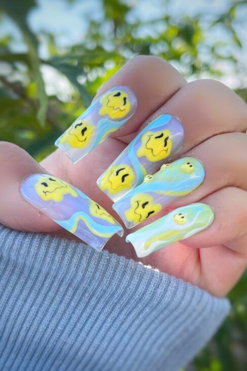 yellow nails spring