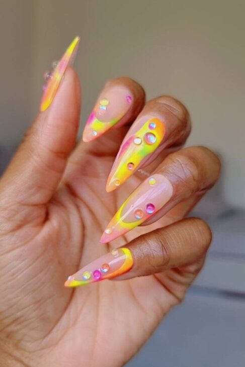 yellow nails spring