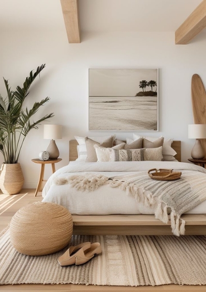 coastal aesthetic bedroom ideas