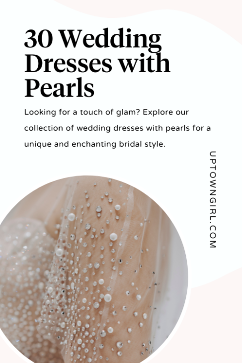 wedding dresses with pearls